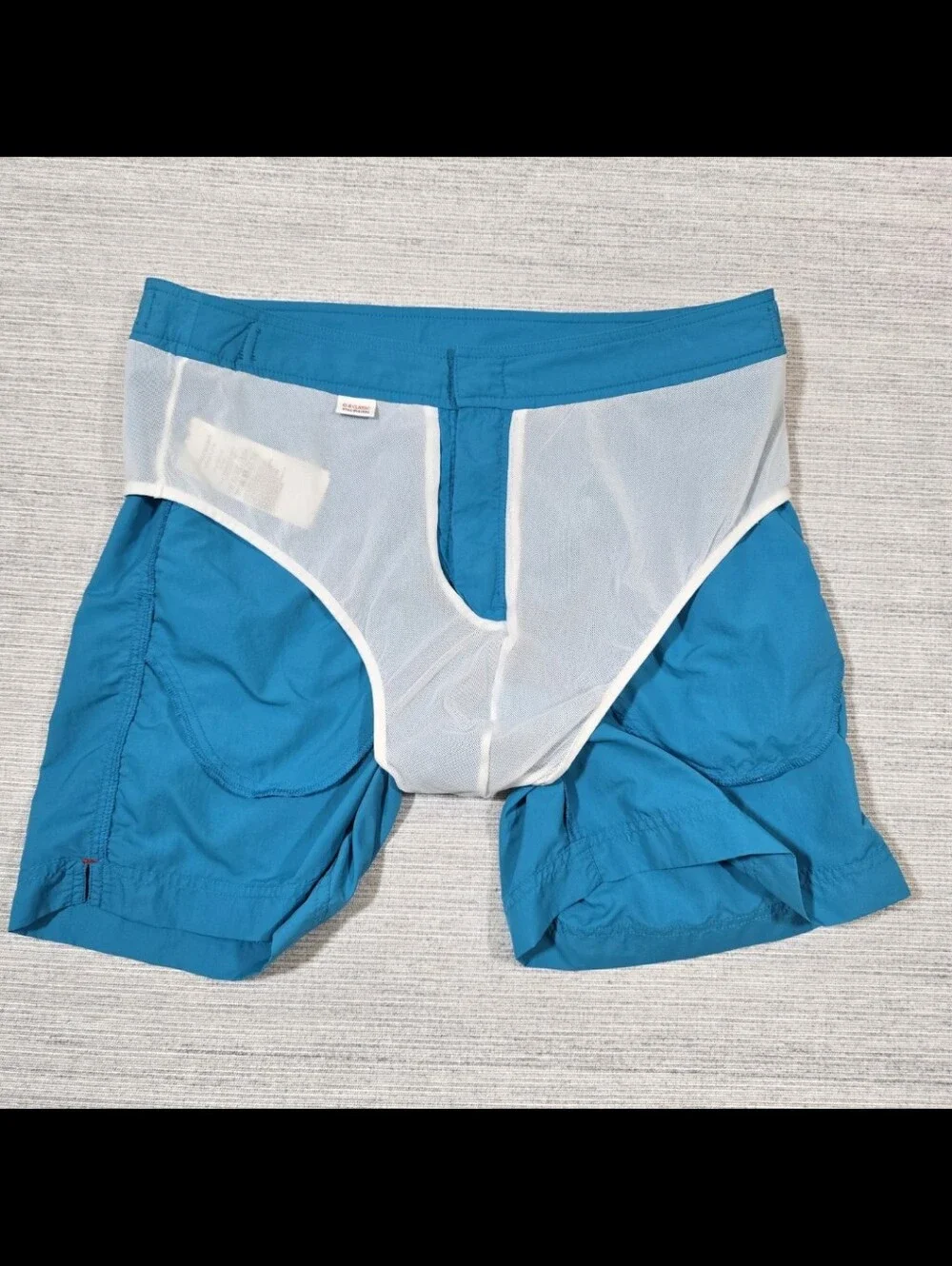 Orlebar Brown OB Classic Bulldog Swim Trunks Shorts Mens 31 Blue Lined Vacation